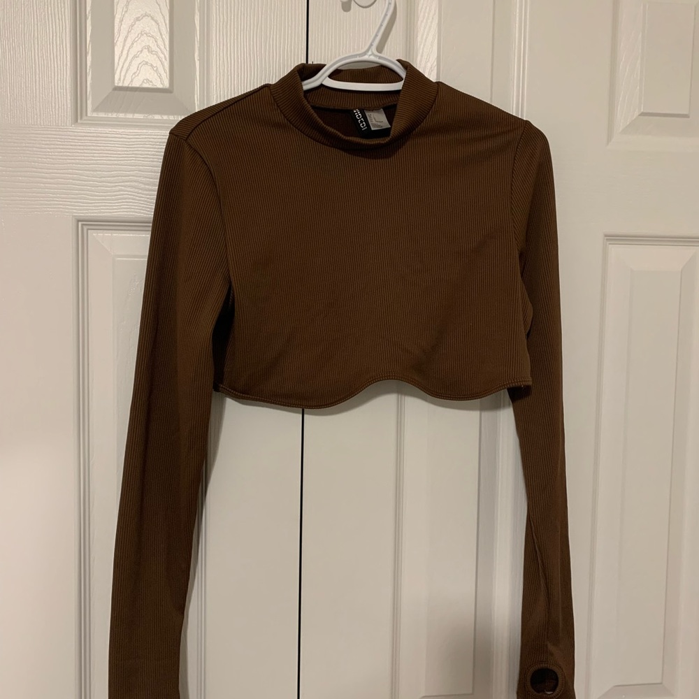 Long Sleeve Crop Top